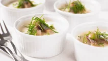 Pannacotta med sill