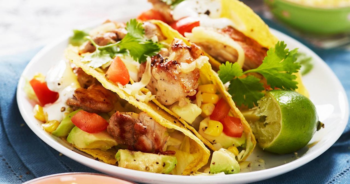 Fredagstacos med kycklingkebab