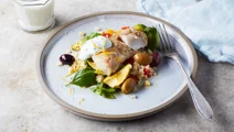 Fisk med avokado