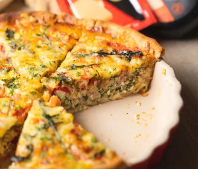 Ham & Cheese Quiche