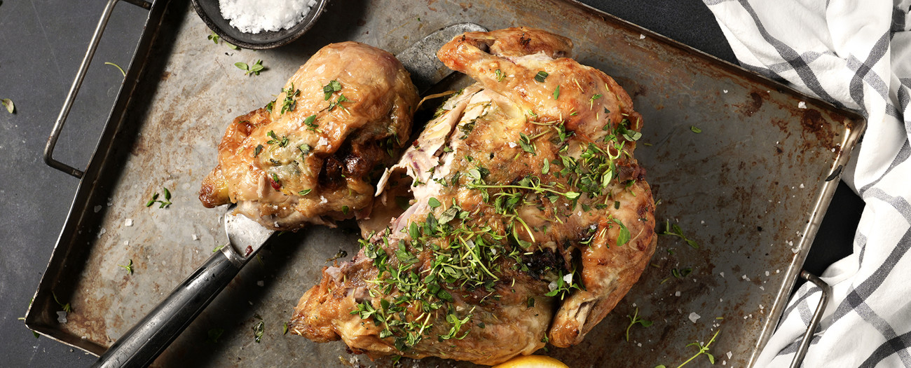 Hel kyckling i airfryer-image