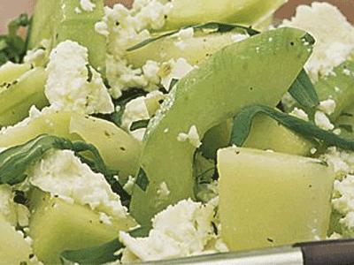 Gurk- och melonsallad