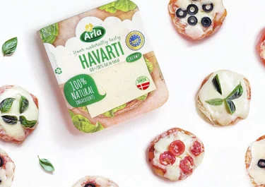 Minipizzas con Arla Havarti