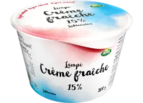 Arla Lempi crème fraîche 15% 200g, laktoositon