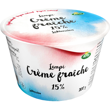 Arla Lempi crème fraîche 15% 200g, laktoositon