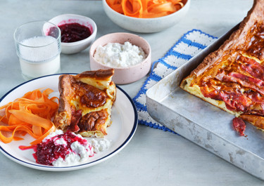 Ugnspannkaka med bacon