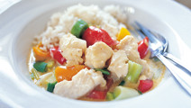 Sweet chiligryta med fisk