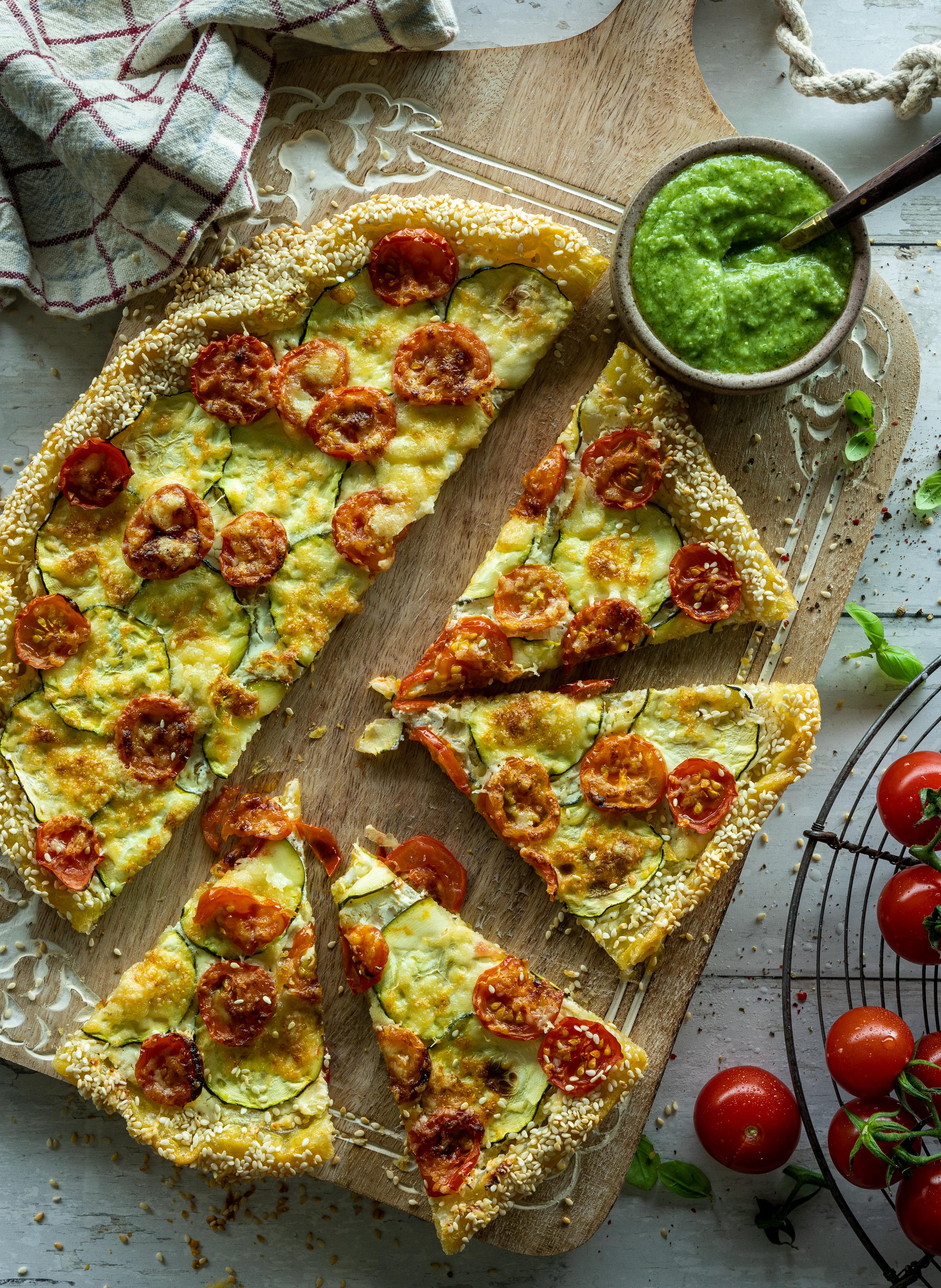 Rispapir pizza