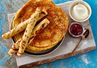 Lactose-free pancakes 