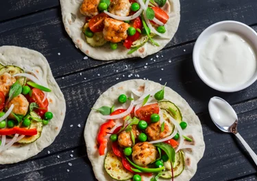 Burrito with Spicy Meatballs