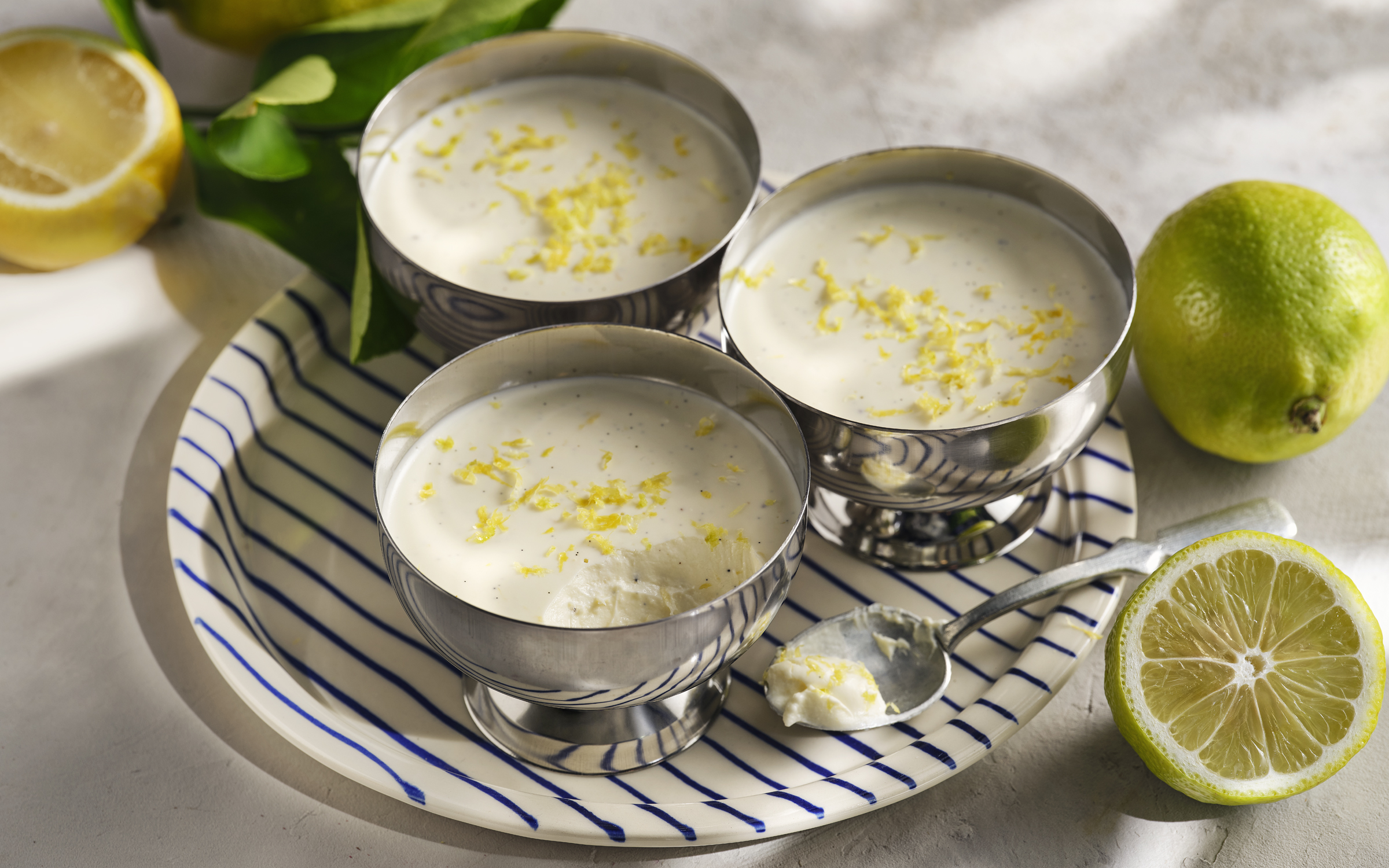 Citronpannacotta