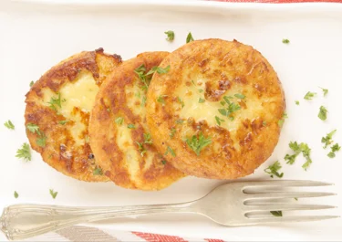 Potato Cake with Olives and Fresh Herbs