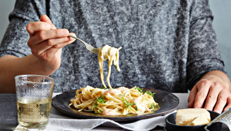 Katkarapucarbonara