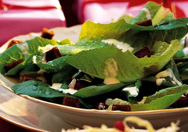Caesarsallad med grönkål