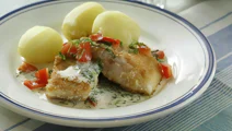Fisk med dillsky