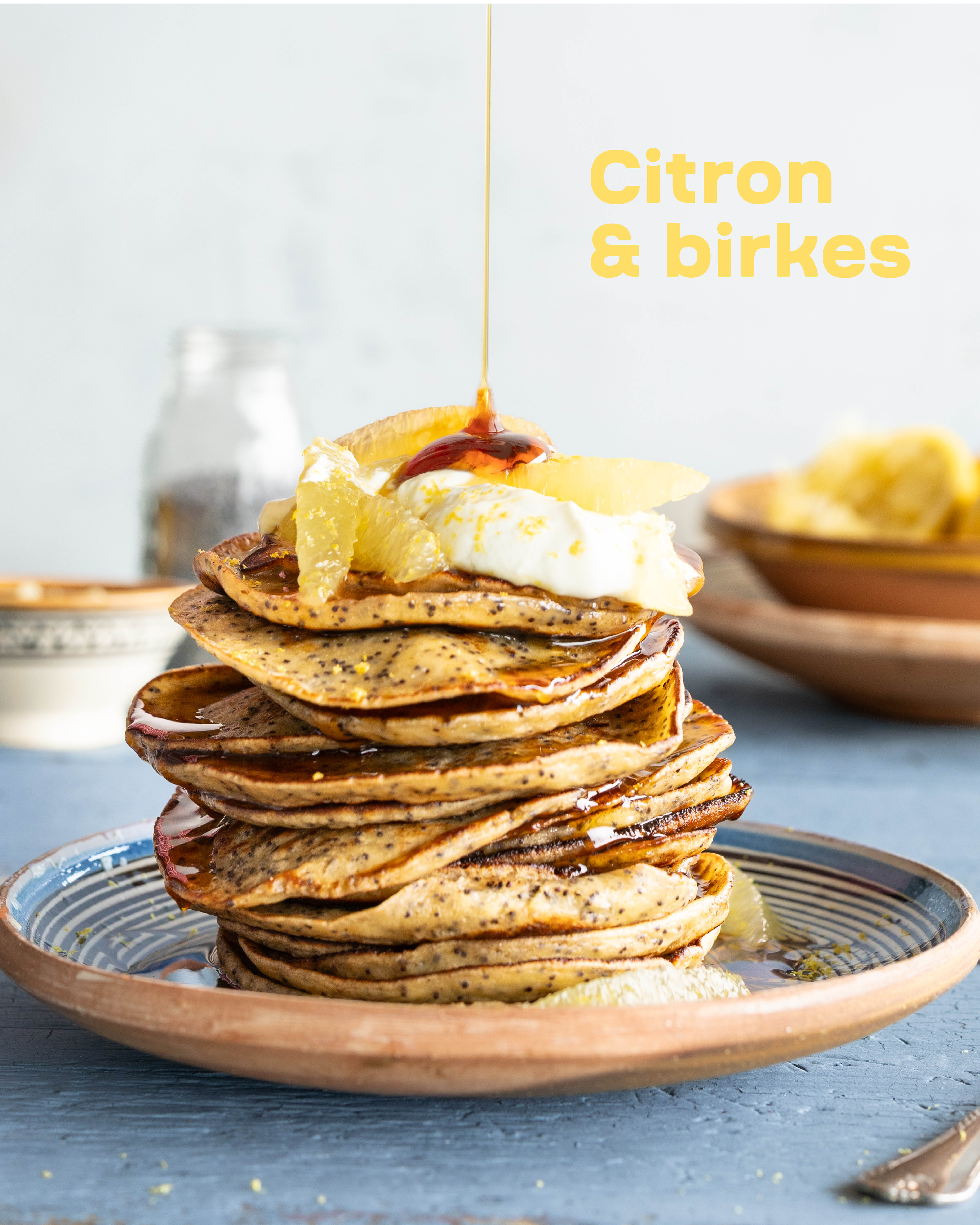 Citron-birkes pandekager