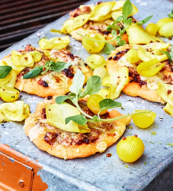 Castello Matured Cheddar with avocado, dukkah, focaccia and sivri pepper