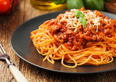 Bolognese met aubergine 
