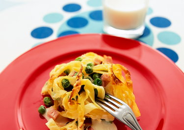 Carbonara pastagratin