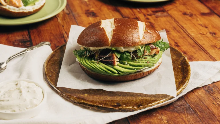 Avokado pretzel
