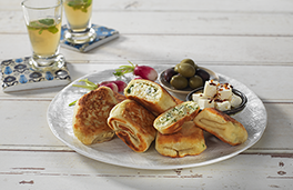 Cheese and Mint Pastries