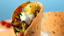 Tortilla med musslor och couscous