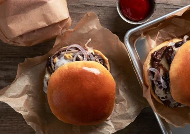 Hamburgare med 3 sorters lök