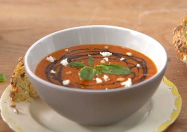 Roasted Red Pepper and Tomato Soup