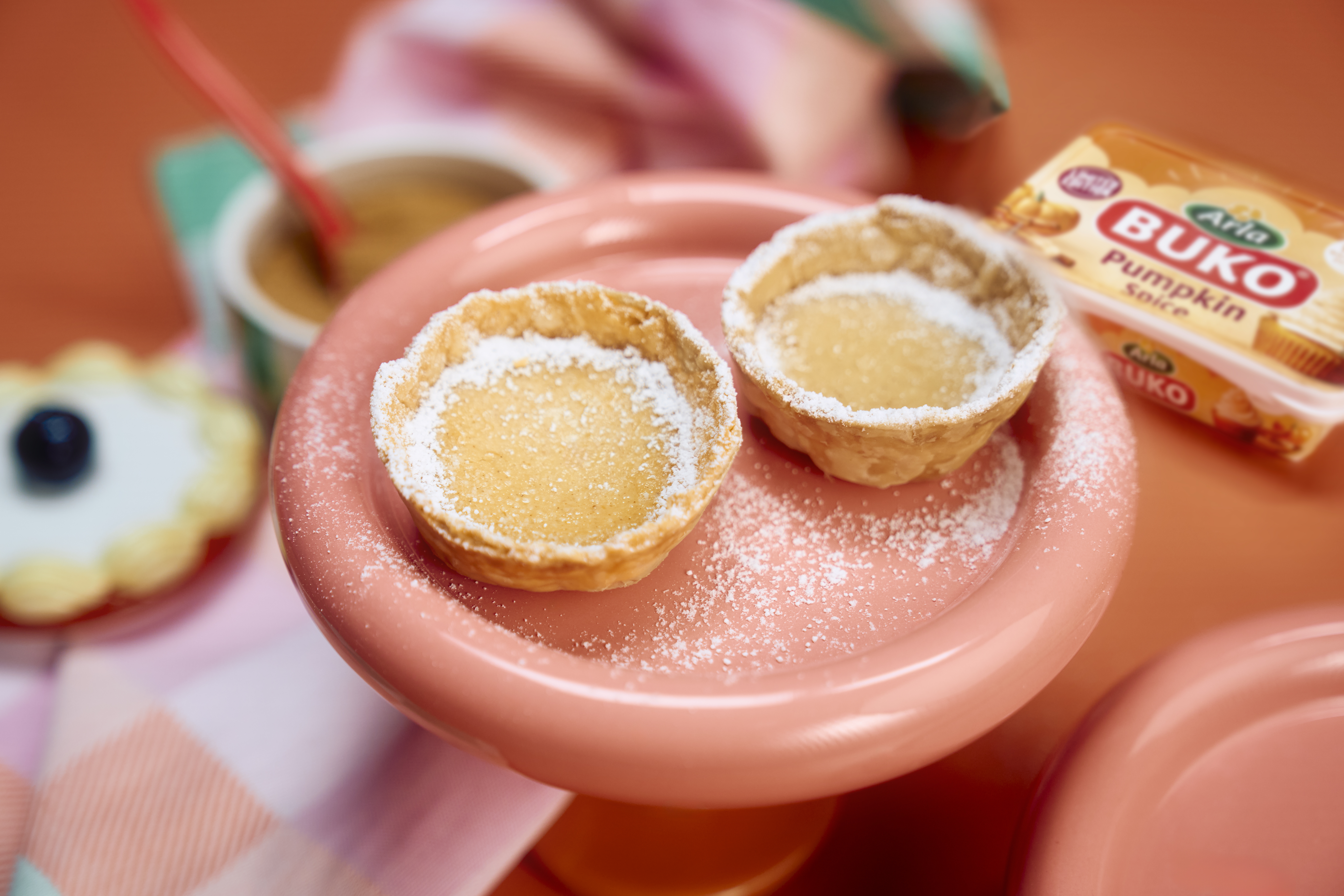 Mini Käsekuchen mit Pumpkin Spice