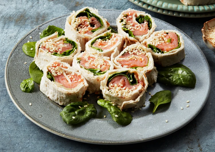 Tunnbrödssnittar med lax - Recept | Arla