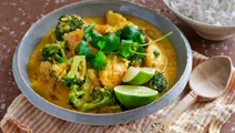 Kyckling med currysås