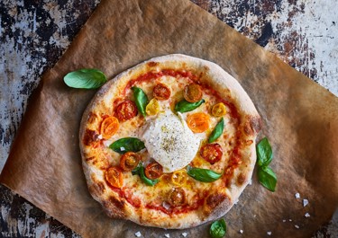 Margherita-pizza