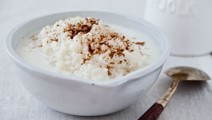 Lactose-free rice pudding 