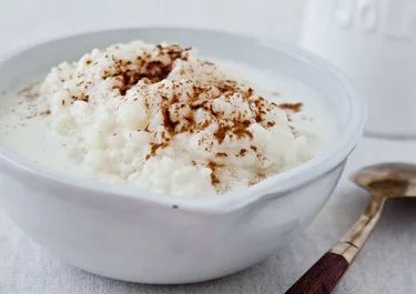 Lactose-free rice pudding