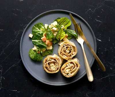 Brussel Sprout Salad with Castello® Danish Blue Roulade
