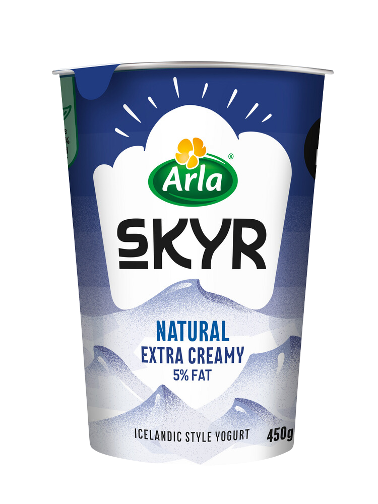 Arla Skyr Creamy 5% Fat Natural Yogurt 450g