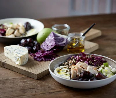 Bol d’énergie au fromage bleu