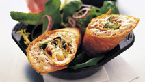 Wrap med tonfisk och kikärtor