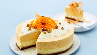 Gulerodscheesecake