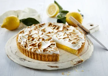 Citrontærte med marengs