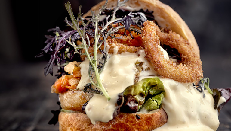 Aasialainen vegeburgeri