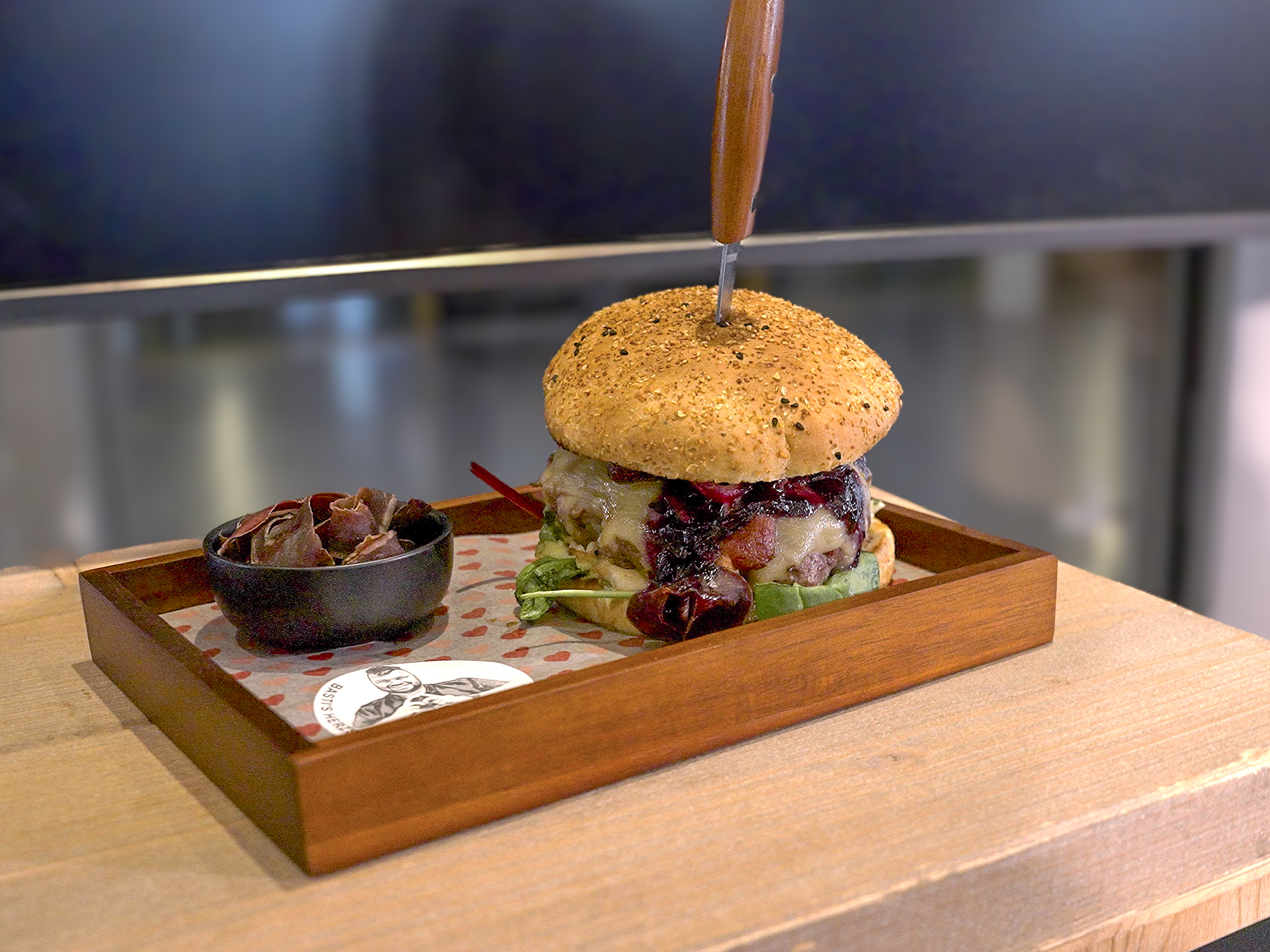 Basti's Herzstück Burger