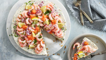 Räkcheesecake