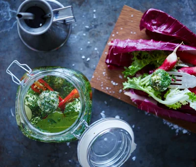 ‘Pickled’ Cream Cheese a la Labneh