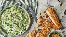 Air fryer salmon with soy sauce