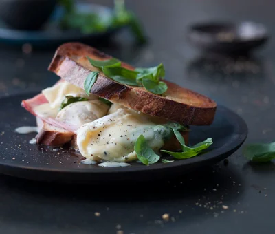 Artichoke Toast with Double Cream Truffle