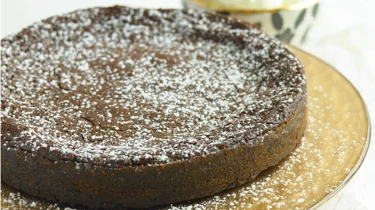 Kladdkaka med mörk choklad