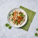 Creamy lactose-free pasta with mushrooms and pumpkin