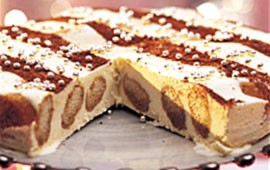 Tiramisu-jäädykekakku
