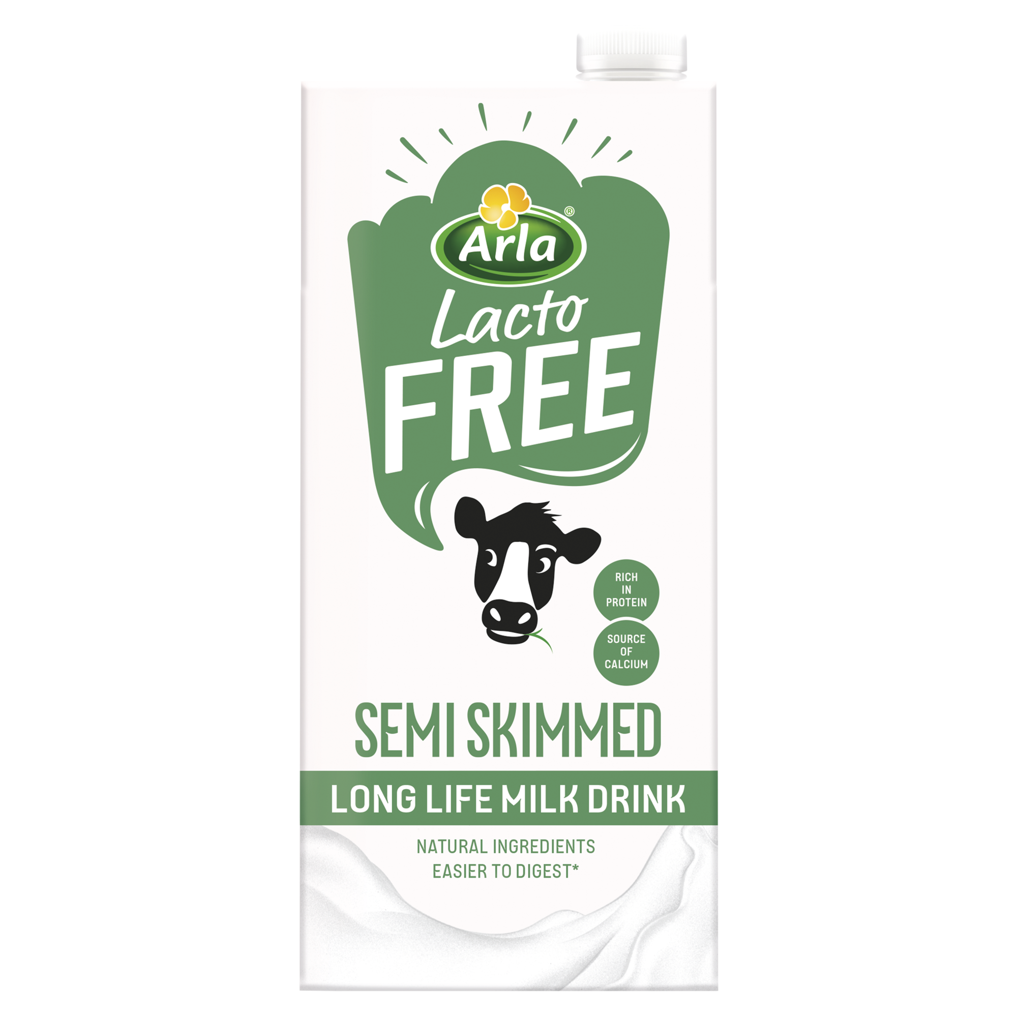 Arla LactoFREE Long Life Semi Skimmed Milk Drink 1L